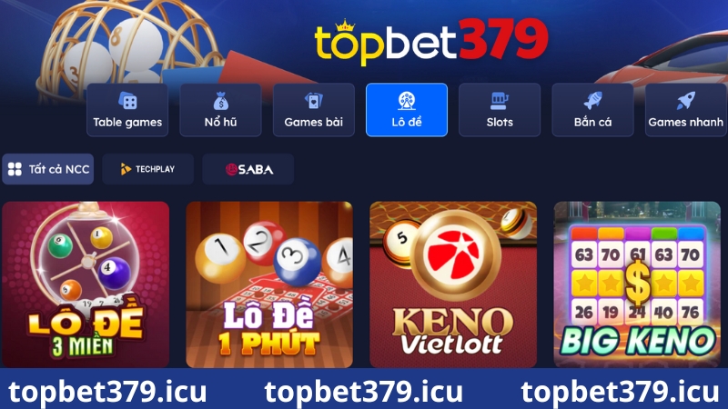 Các games hấp dẫn tại xổ số topbet379