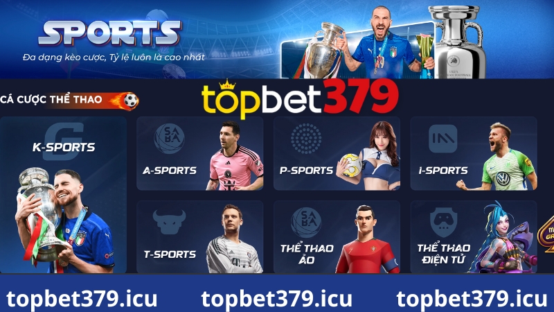 Đối tác thể thao uy tín topbet379