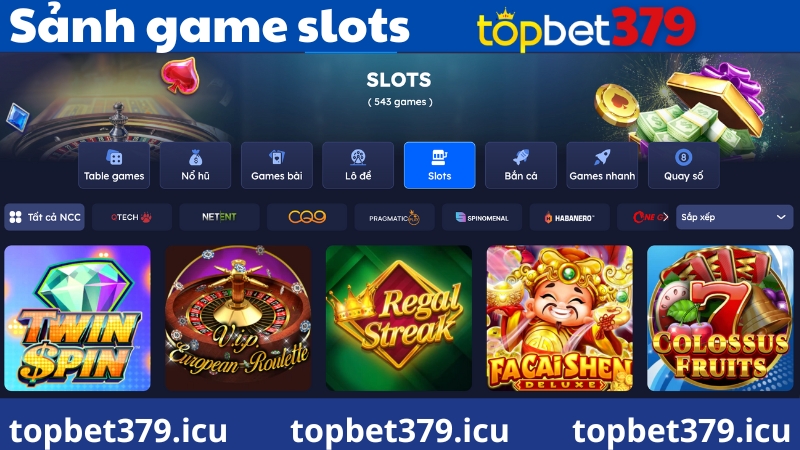 Giới thiệu về game slots topbet379