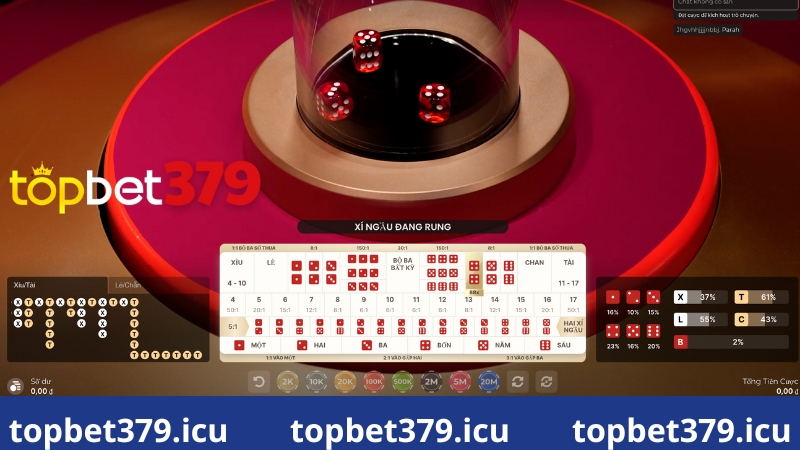 Sicbo trò chơi được yêu thích tại Casino Topbet379